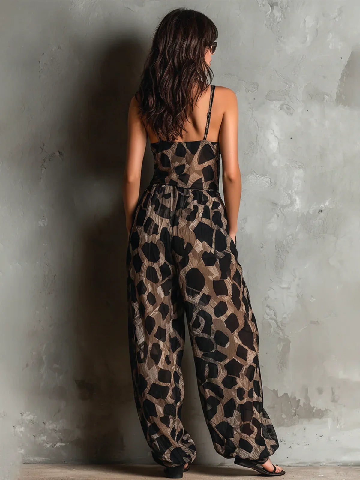 Loila - LEOPARD PRINT JUMPSUIT