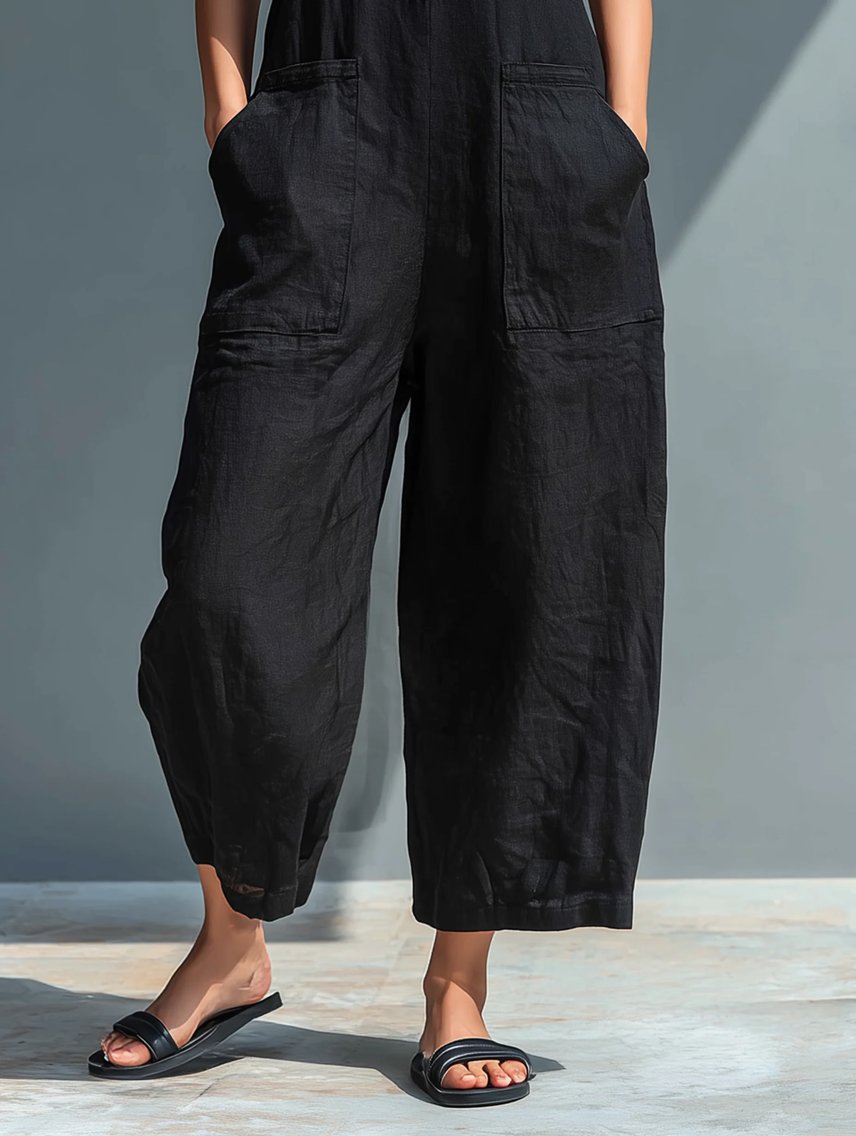 LOTTE™ | MINIMALIST SLEEVELESS DUNGAREES