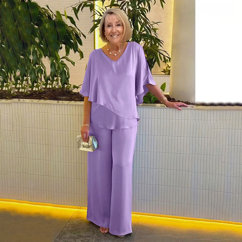 SELINA - ELEGANT 2-PIECE SET WITH FLUID SILHOUETTE