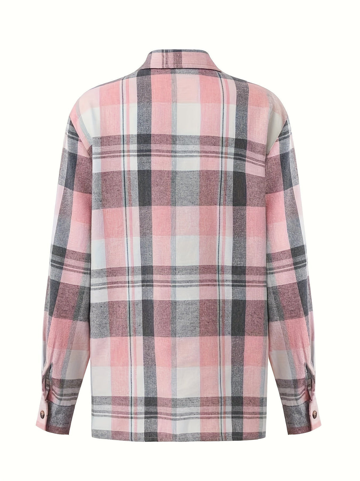 LYRA | Long Sleeve Plaid Overshirt