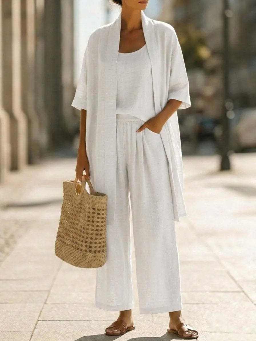 LIA | ELEGANT 3-PIECE LIGHTWEIGHT BREATHABLE MINIMALIST SET
