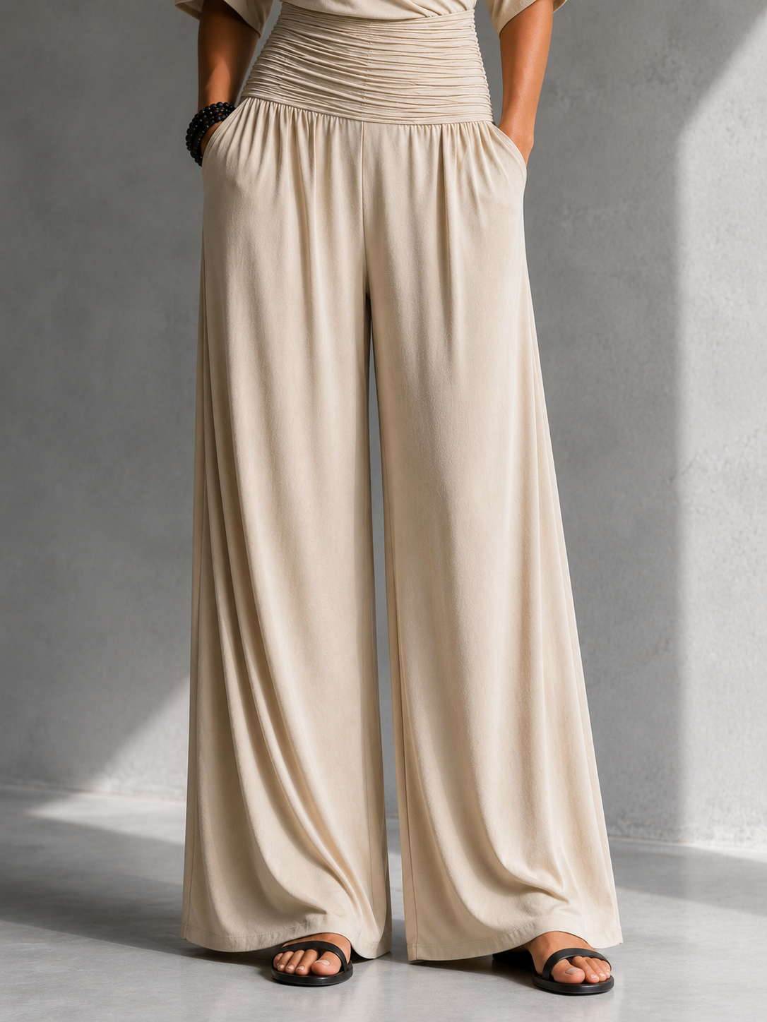 Elise™ — Wide Leg Wrap Jumpsuit