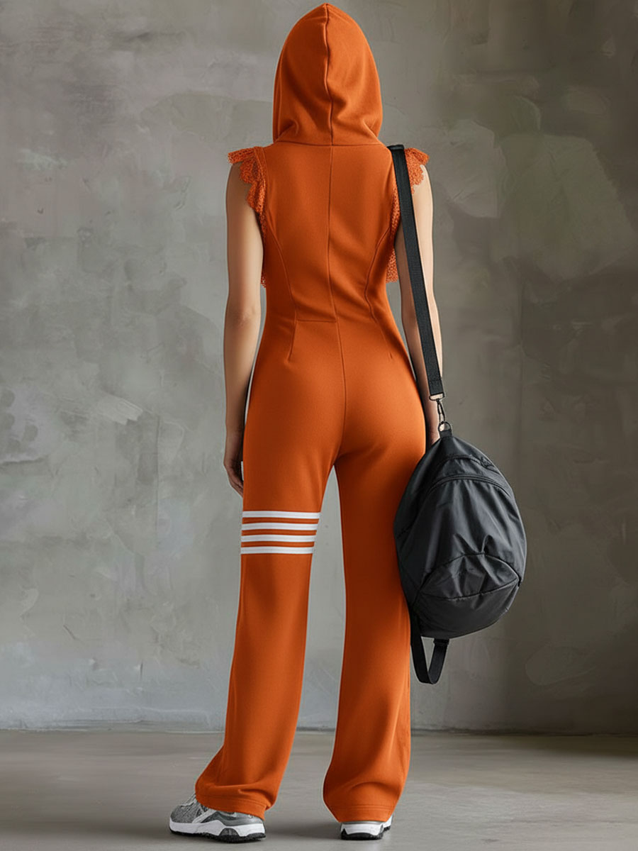 Daniela | Retro Striped Hooded Tracksuit