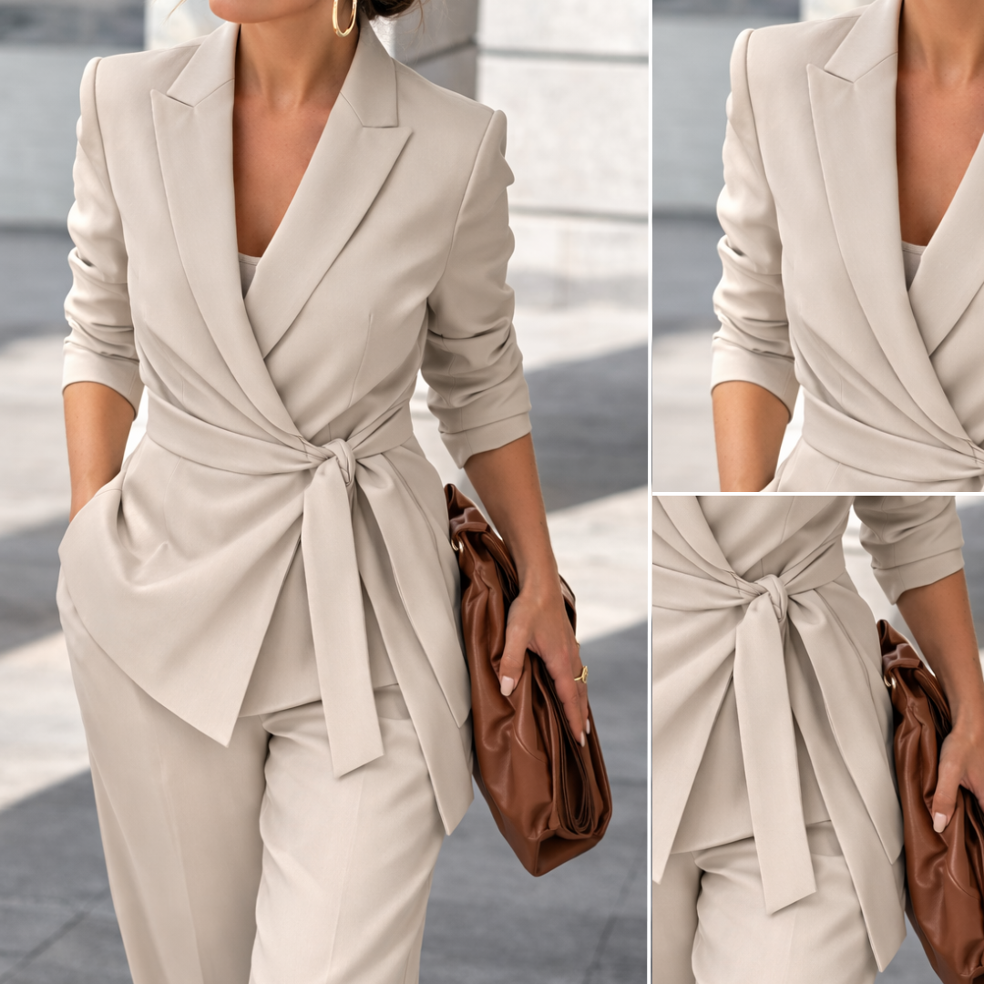 Weronika | Lace-Up Two-Piece Set